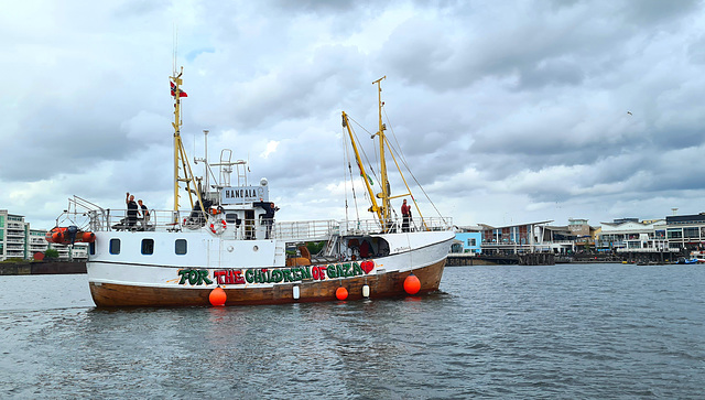 Gaza protest boat