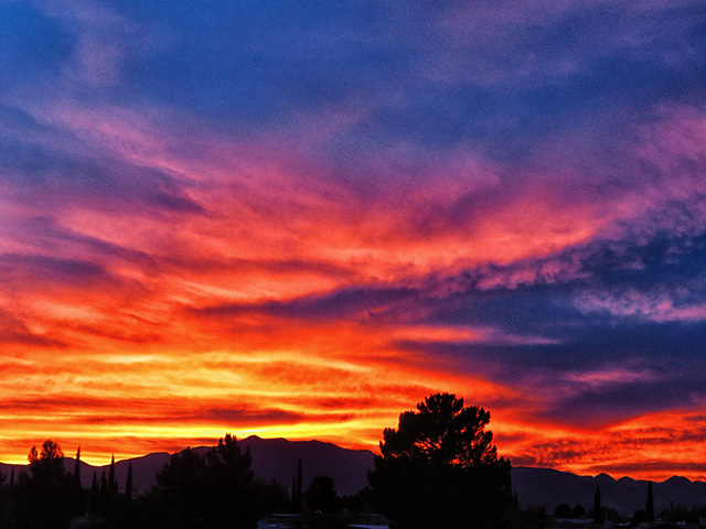 A Huachuca Mountain Sunset