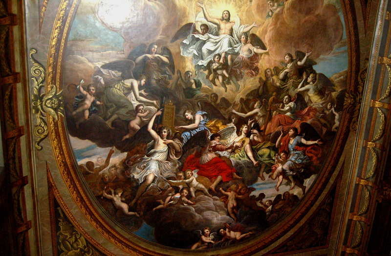 Staircase Ceiling, Chatsworth House, Derbyshire