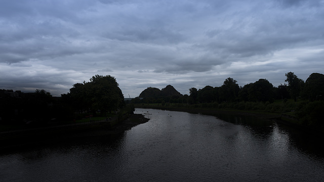 Dumbarton Rock Silhouette