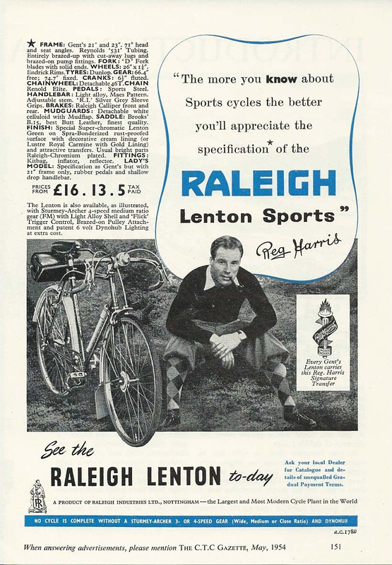 1954 Raleigh Lenton ad-001