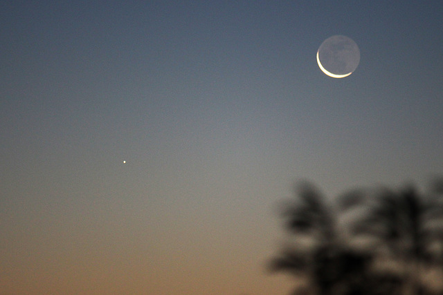 Moon and Mercury