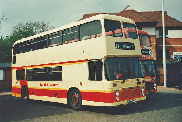 ECOC VR244 (JAH 244V) in Ipswich - 11 Apr 1995 ECOC VR244 (JAH 244V) in Ipswich - 11 Apr 1995