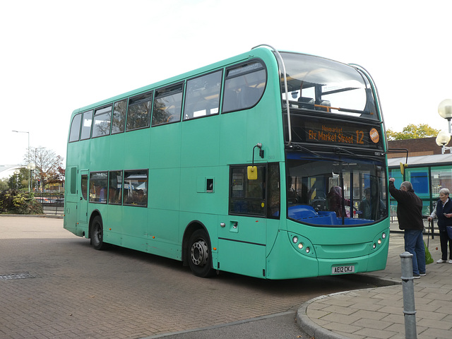 Stagecoach East 15813 (AE12 CKJ) in Newmarket - 19 Oct 2022 (P1130827)