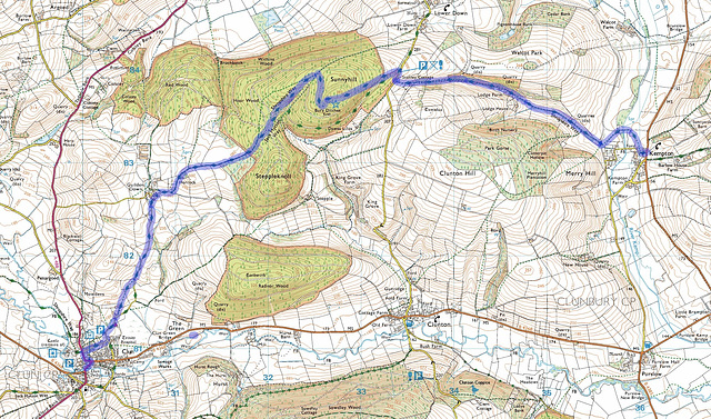 SHROPSHIRE WAY (19) Kempton to Clun (6m)