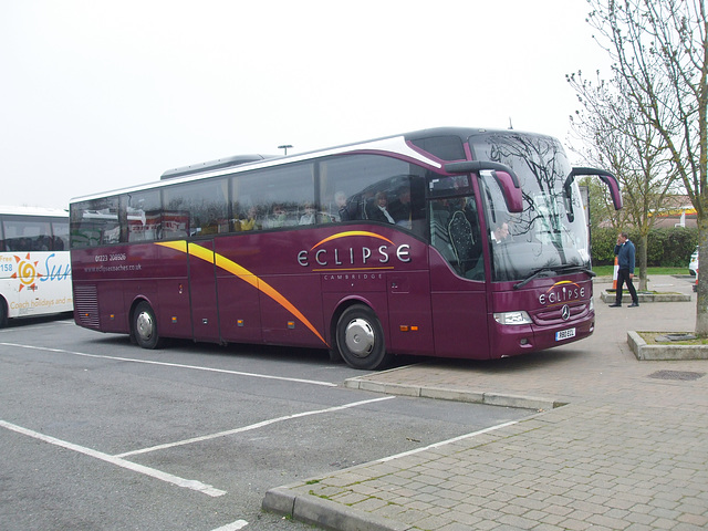 DSCF6541 Eclipse Coaches R80 ECL (BD57 WDJ) at Cambridge Services (A14) - 28 Mar 2017