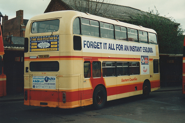 ECOC VR193 (TEX 403R) in Norwich - 8 Apr 1995 ECOC VR193 (TEX 403R) in Norwich - 8 Apr 1995