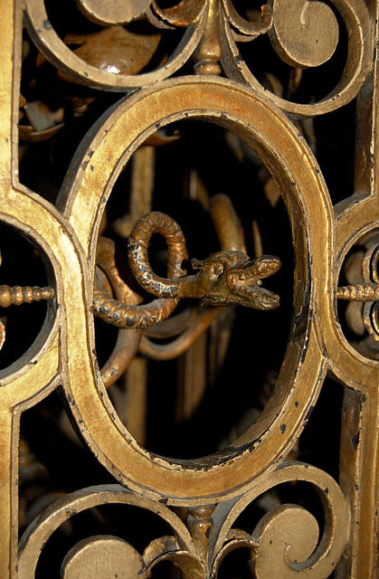 Staircase Detail, Chatsworth House, Derbyshire