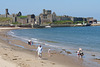 Peel Beach and Castle