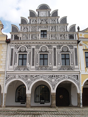 Telč, Old Town, Colourful House