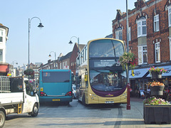 DSCF3137 Arriva 4217 (KH61 KHB) and Brighton & Hove (Go-Ahead) 423 (BF12 KWY) in Tunbridge Wells - 6 Jul 2018