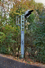 Altes Signal an der ehemaligen Rheinischen Bahnstrecke (Essen-Altendorf) / 24.10.2018