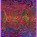Blanket & Batik patterns overlaid and attacked with 'distort/liquify'