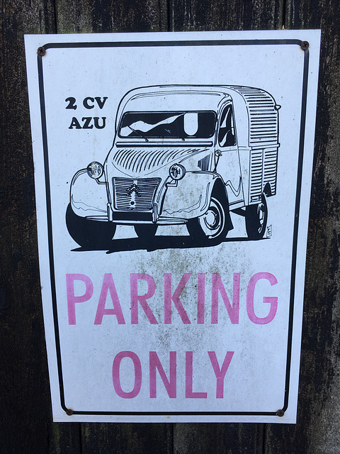 2 CV Parkplatz