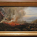 An Eruption of Vesuvius by Johan Christian Dahl in the Metropolitan Museum of Art, February 2020