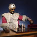 Detail of the Reproduction of the Chess Player in the Metropolitan Museum of Art, February 2020