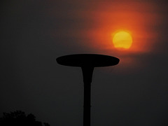 Ciel d'hier soir au coucher du soleil last night's sky at sunset