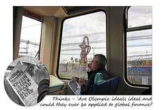 Contrived connection between headline and Olympic Park - 26.5.2015