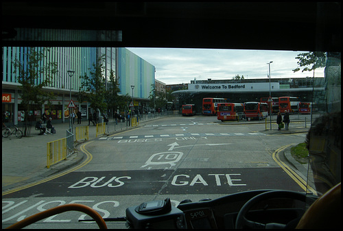 Bedford's uninspiring  bus station