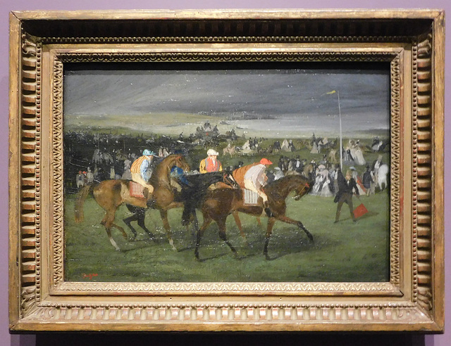 At the Races: The Start by Degas in the Metropolitan Museum of Art, December 2023