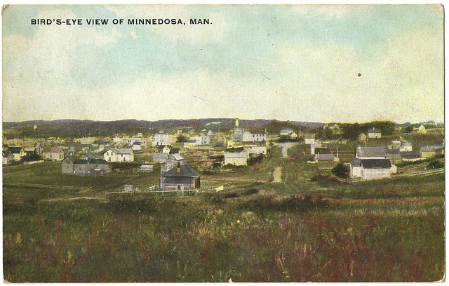 MN0032 MINNEDOSA - BIRDS EYE VIEW