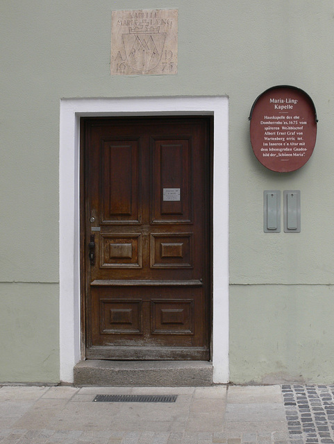 Zugang zur Maria-Läng-Kapelle