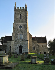 hythe church, kent, detail of c18 tower (6)