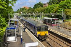 Dalmuir Train at Platform 2, Singer Station, Clydebank