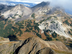 Mountain View From the Air Near Squamish