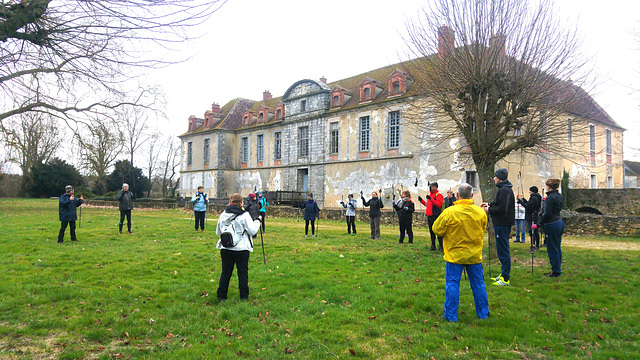 Marche nordique à La Chapelle Gauthier 26/02/2017