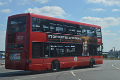 Back end of a bus