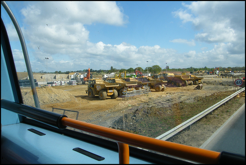 Huntingdon by-pass works