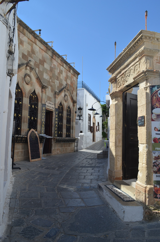 Rhodes, On the Street in Lindos