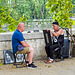 Roma, portrait on the banks of the Tevere
