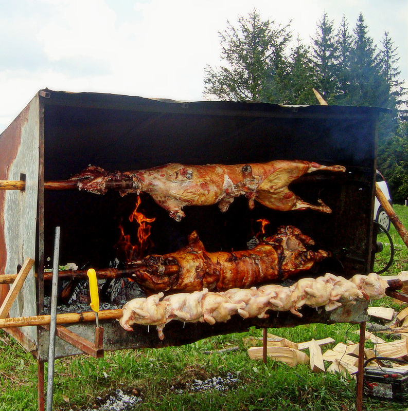 Barbecue in the fair way