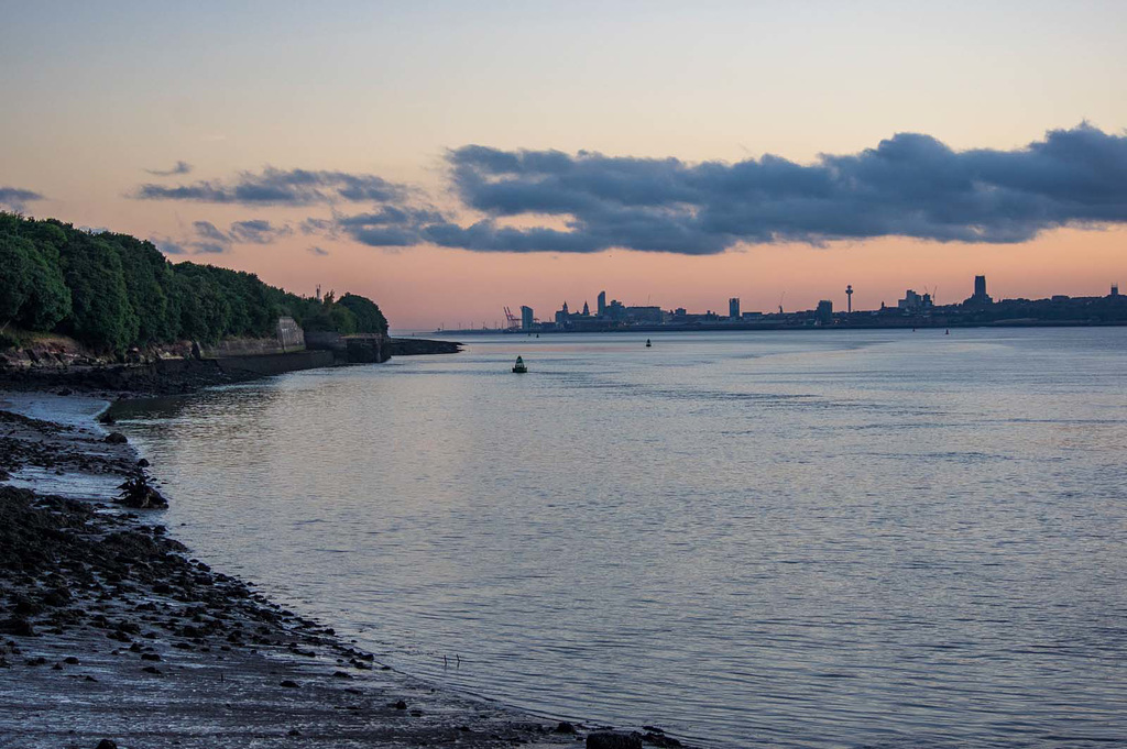 Eastham looking towards Liverpool