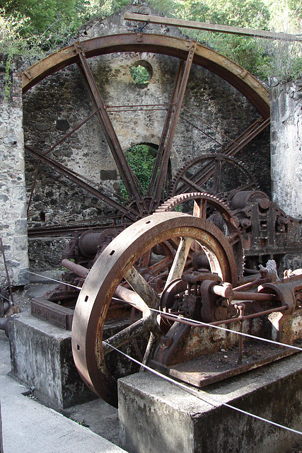 Roue a eau sucrerie au Carbet