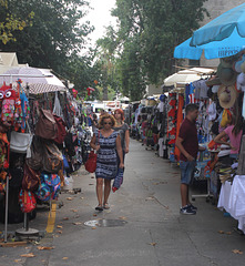 Market outside Diocletian's Palace