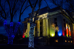 Yavapai County Courthouse - holiday lights