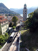 Kathedrale San Lorenzo , mit der Standseilbahn von Lugano Altstadt zum Bahnhof SBB