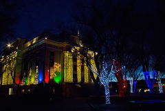 Yavapai County Courthouse - holiday lights