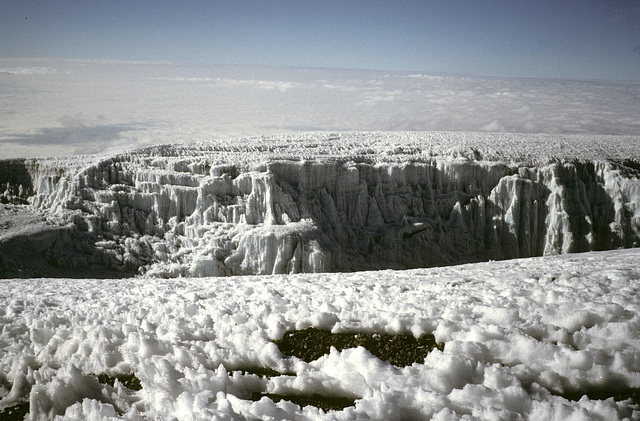 Kibo glacier