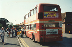 Eastern Counties VR249 (GRA 847V) in Mildenhall - 10 Aug 1995 (279-33)