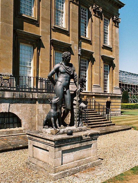 Statue of Meleanger, Garden Facade, Easton Neston, Northamptonshire