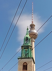 Marienkirche and the TV tower.