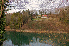 Rheinau - Blick nach Altenburg