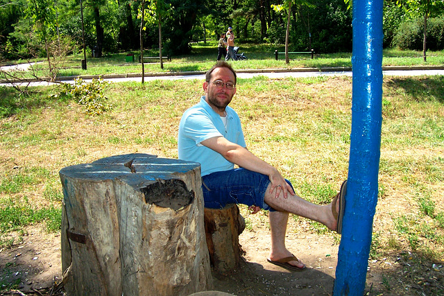MD - Chișinău - me at a park in Botanica