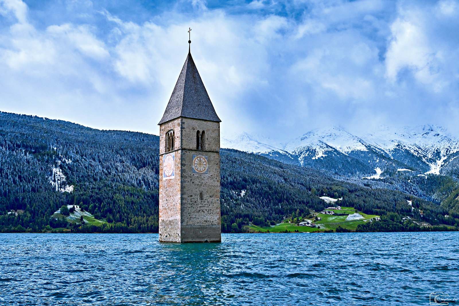 Kirchturm im Reschensee