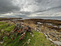 View from the Tarbet Ness Peninsula coastal trail