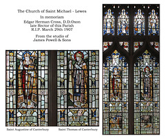 Lewes - The Church of Saint Michael - SS Augustine & Thomas of Canterbury studio James Powell & Sons